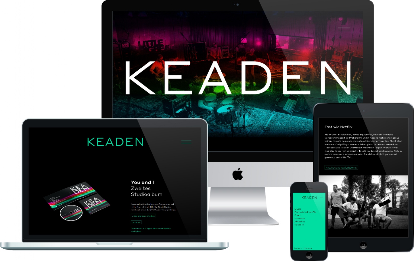 Keaden - Responsive Website, CMS